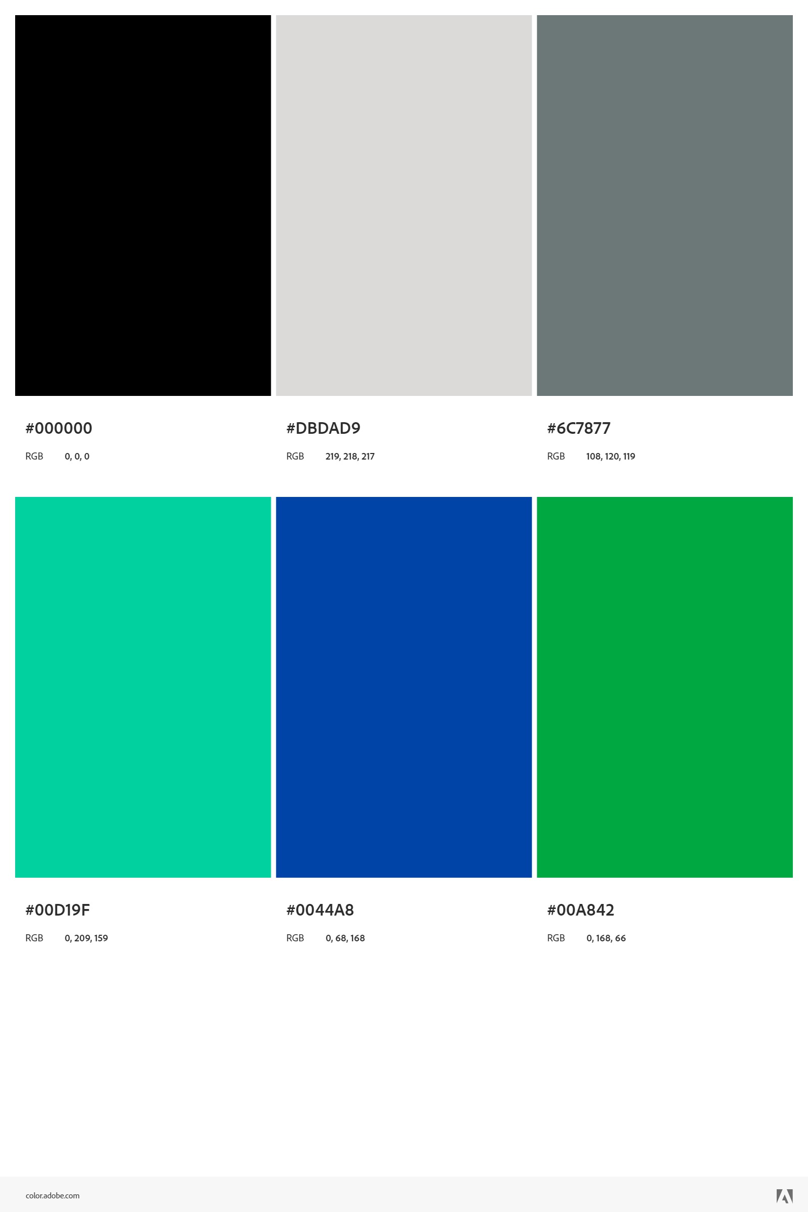 first colour palette